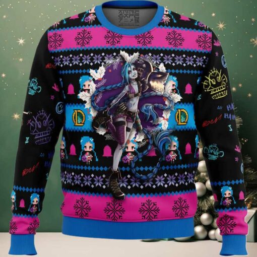 Jinx League of Legends Ugly Christmas Sweater
