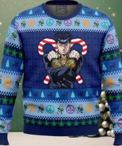 Josuke Higashikata Jojo’s Bizarre Adventure Ugly Christmas Sweater