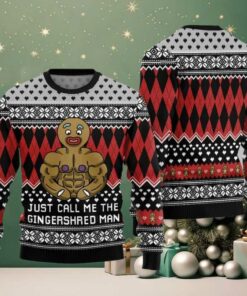 Just Call Me The Gingershred Man Ugly Sweater Christmas 2025