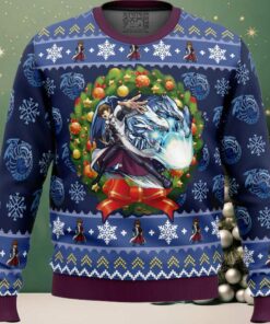 Kaiba Blue Eyes White Dragon Christmas Yugioh Ugly Christmas Sweater