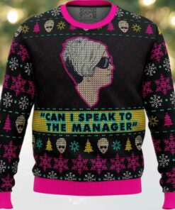 Karen Talks to Manager Meme Ugly Christmas Sweater
