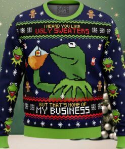 Kermit the Frog Ugly Christmas Sweater