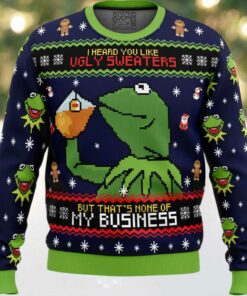 Kermit the Frog Ugly Christmas Sweater