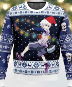 Killua Zoldyck v2 Hunter X Hunter Ugly Christmas Sweater