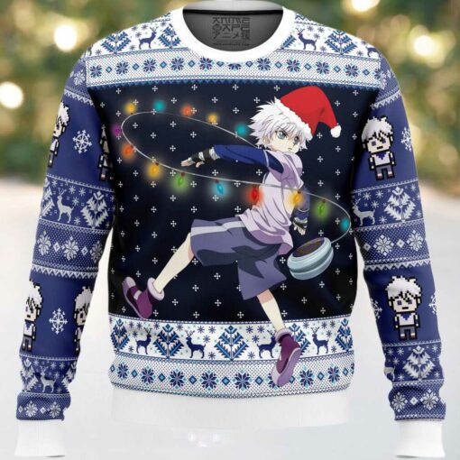 Killua Zoldyck v2 Hunter X Hunter Ugly Christmas Sweater