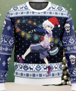 Killua Zoldyck v2 Hunter X Hunter Ugly Christmas Sweater