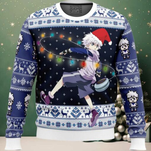 Killua Zoldyck v2 Hunter X Hunter Ugly Christmas Sweater