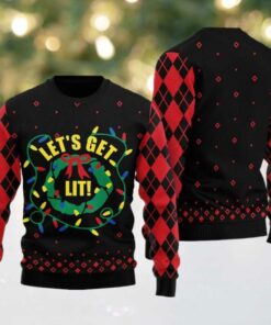 Let’s Get Lit Ugly Sweater Christmas 2025