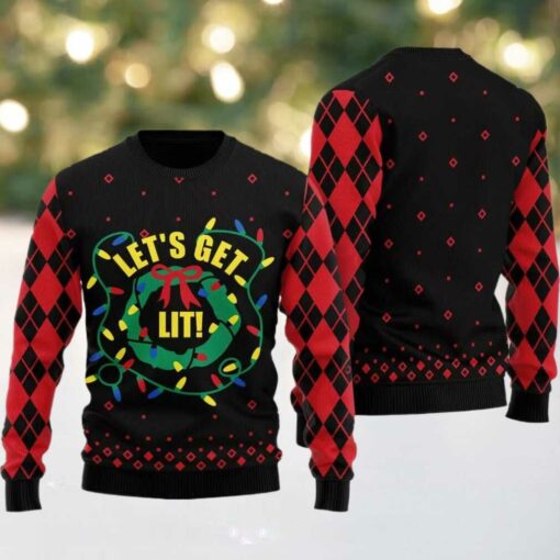 Let’s Get Lit Ugly Sweater Christmas 2025