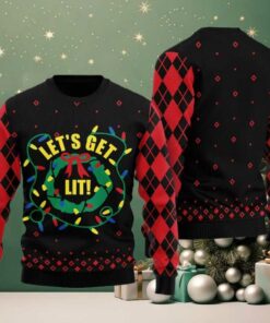 Let’s Get Lit Ugly Sweater Christmas 2025
