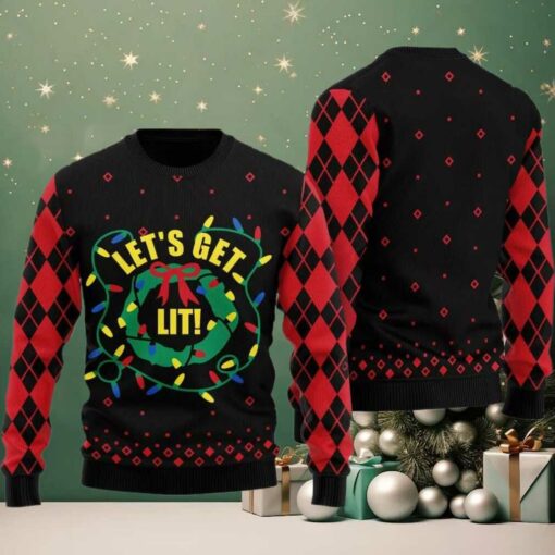 Let’s Get Lit Ugly Sweater Christmas 2025