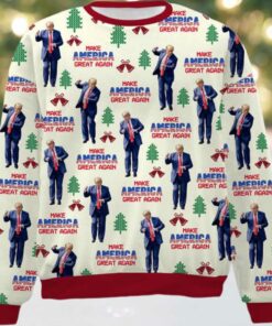Make America Great Again Funny Trump Dancing Ugly Sweater