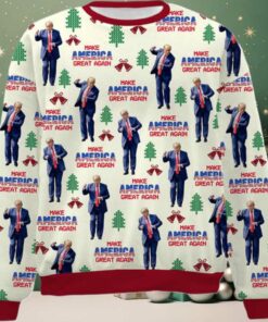 Make America Great Again Funny Trump Dancing Ugly Sweater