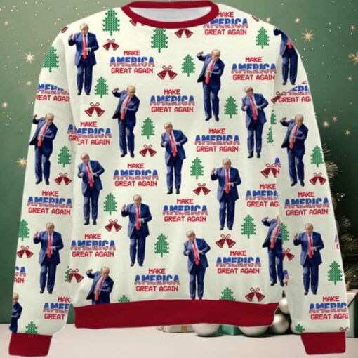 Make America Great Again Funny Trump Dancing Ugly Sweater