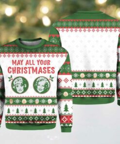 May All Your Christmases Bea White The Golden Girls Ugly Sweater