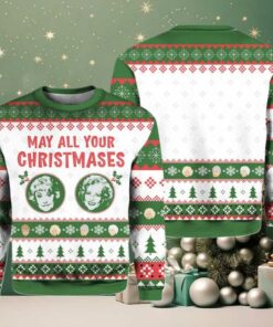 May All Your Christmases Bea White The Golden Girls Ugly Sweater