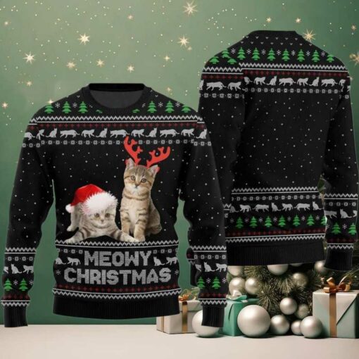 Meowy Christmas Ugly Sweater