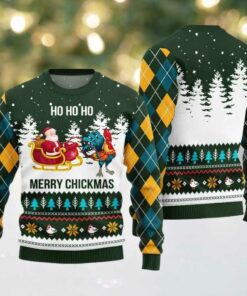 Merry Chickmas Santa Ugly Sweater Christmas 2025