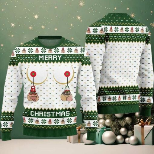 Merry Christmas Humorous Ugly Sweater Christmas 2025
