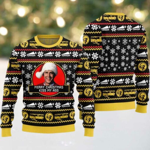 Merry Christmas Kiss My Ass Griswold Ugly Sweater