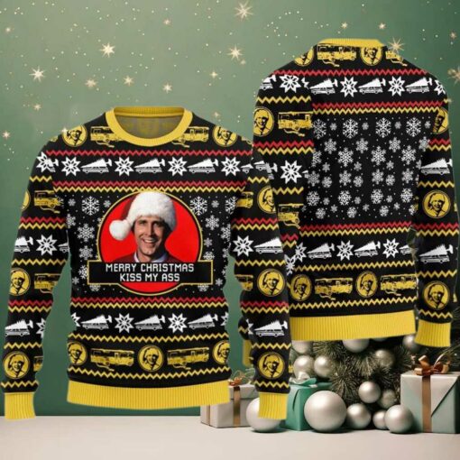 Merry Christmas Kiss My Ass Griswold Ugly Sweater