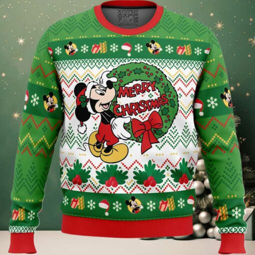 Merry Christmas Mickey Mouse Ugly Christmas Sweater