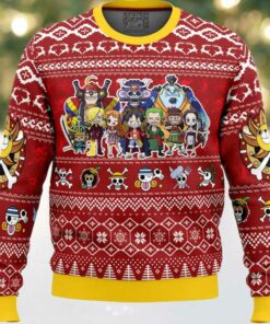 Merry Mugiwara Pirates One Piece Ugly Christmas Sweater