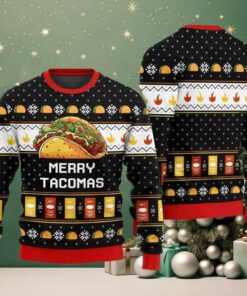 Merry Tacomas Ugly Sweater Christmas 2025