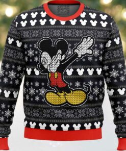 Mickey Dabbing Ugly Christmas Sweater