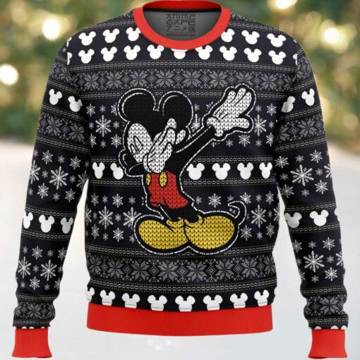 Mickey Dabbing Ugly Christmas Sweater