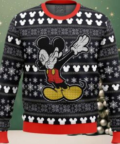 Mickey Dabbing Ugly Christmas Sweater