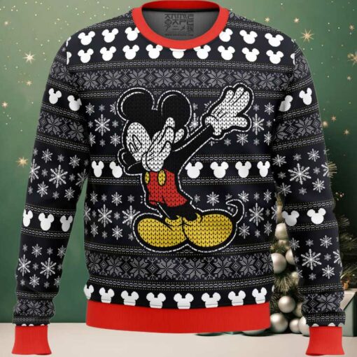 Mickey Dabbing Ugly Christmas Sweater