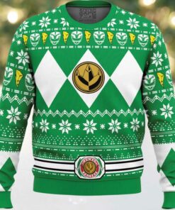 Mighty Morphin Green Ranger Power Rangers Ugly Christmas Sweater