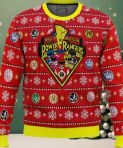 Mighty Morphin Power Rangers Ugly Christmas Sweater