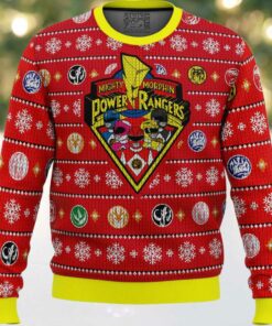Mighty Morphin Power Rangers Ugly Christmas Sweater