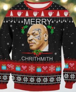 Mike Tyson Merry Chrithmith Ugly Sweater