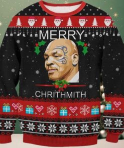 Mike Tyson Merry Chrithmith Ugly Sweater