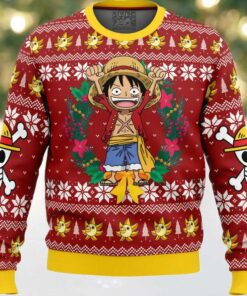 Monkey D Luffy Christmas One Piece Ugly Christmas Sweater