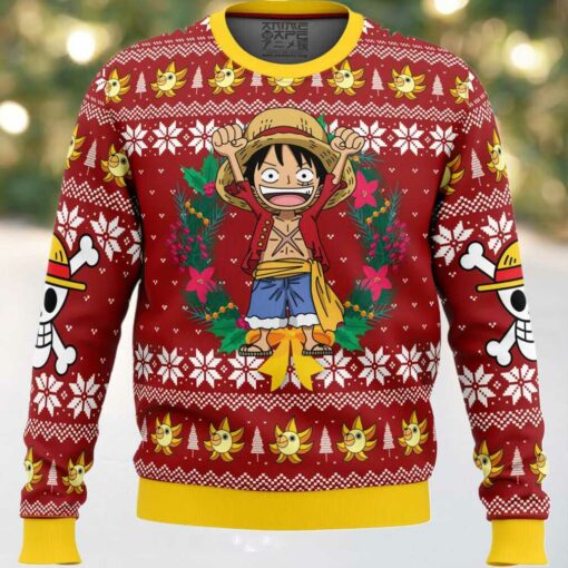 Monkey D Luffy Christmas One Piece Ugly Christmas Sweater