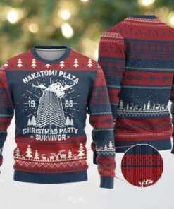 Nakatomi Plaza Christmas Party 1988 Survivor Ugly Sweater