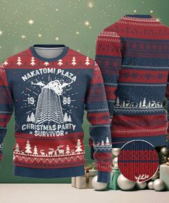 Nakatomi Plaza Christmas Party 1988 Survivor Ugly Sweater