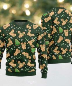 Naughty Gingerbread Ugly Sweater Christmas 2025