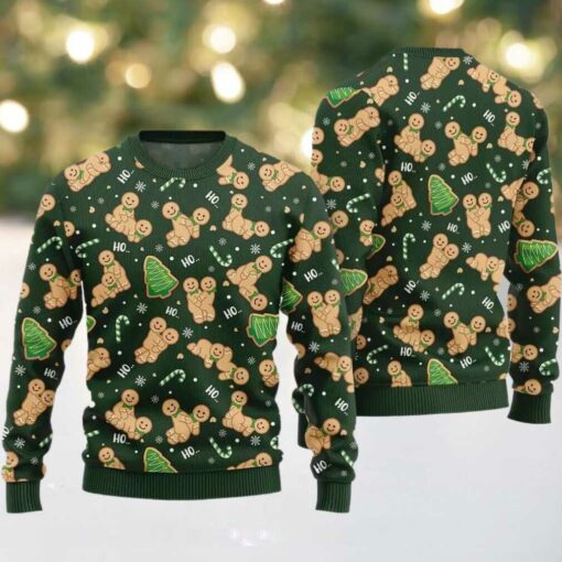 Naughty Gingerbread Ugly Sweater Christmas 2025