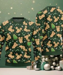 Naughty Gingerbread Ugly Sweater Christmas 2025