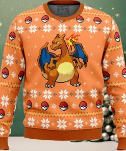 Pokemon Christmas Blaze Charizard Ugly Christmas Sweater