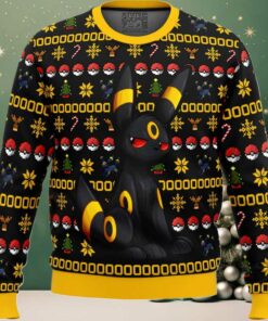 Pokemon Christmas Umbreon Ugly Christmas Sweater
