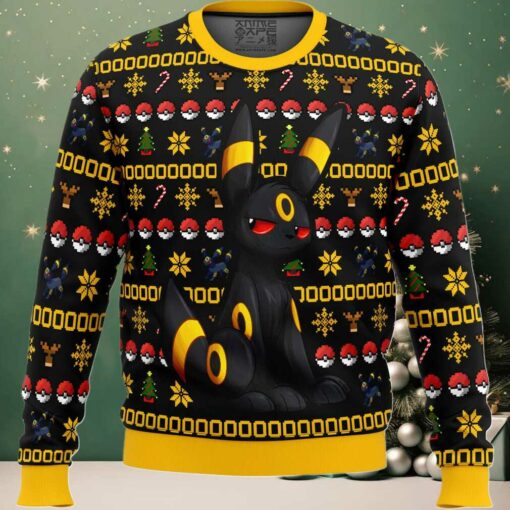 Pokemon Christmas Umbreon Ugly Christmas Sweater