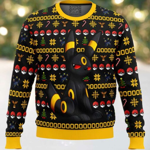 Pokemon Christmas Umbreon Ugly Christmas Sweater