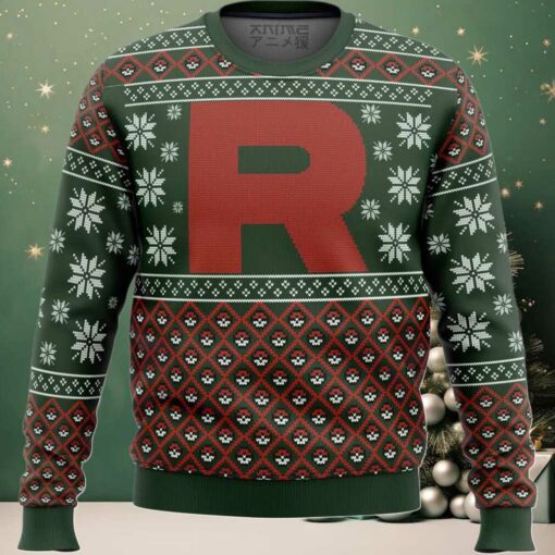 Pokemon Team Rocket Ugly Christmas Sweater