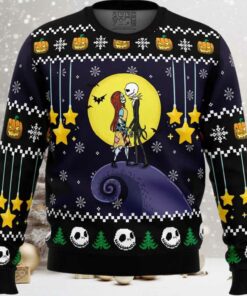 Romantic Nightmare The Nightmare Before Christmas Ugly Christmas Sweater
